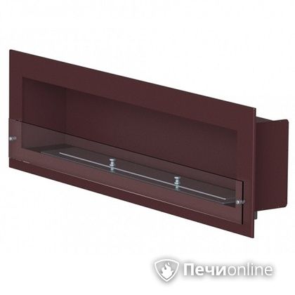 Биокамин ЭкоЛайф Window 800 Glass black burgundy в Серове